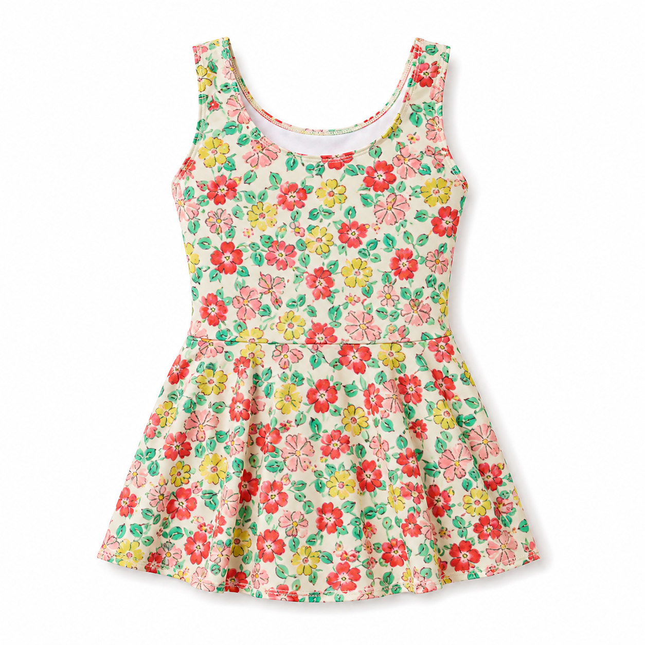 Girl's Swimsuit - Floral